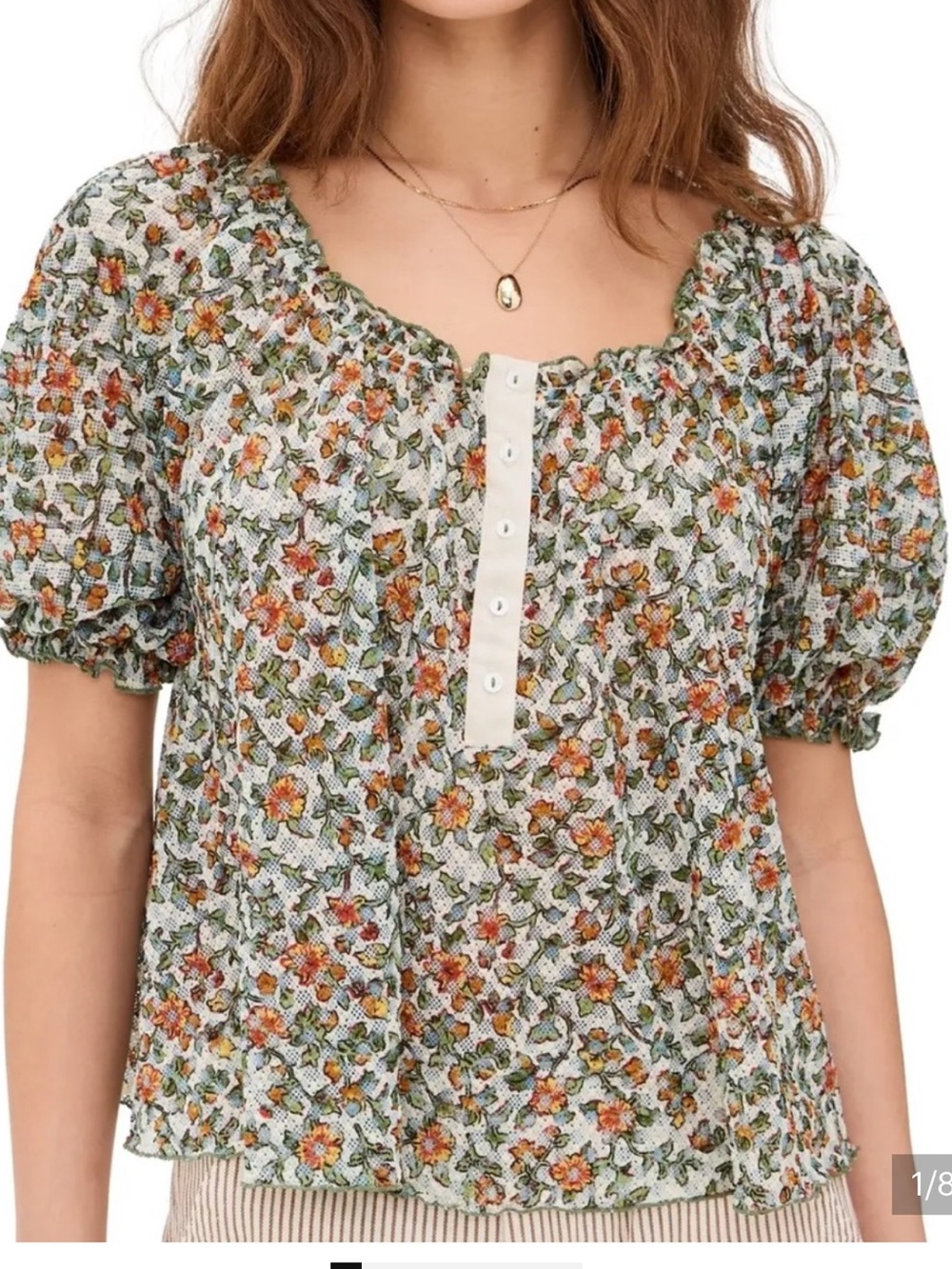 Free People Astra Peasant Top